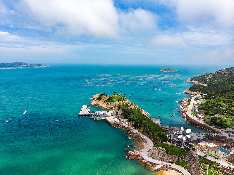 浙江省舟山市嵊泗列岛枸杞岛的夏天图片素材
