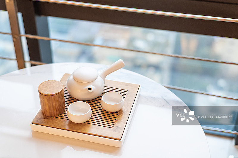 酒店茶杯茶道图片素材
