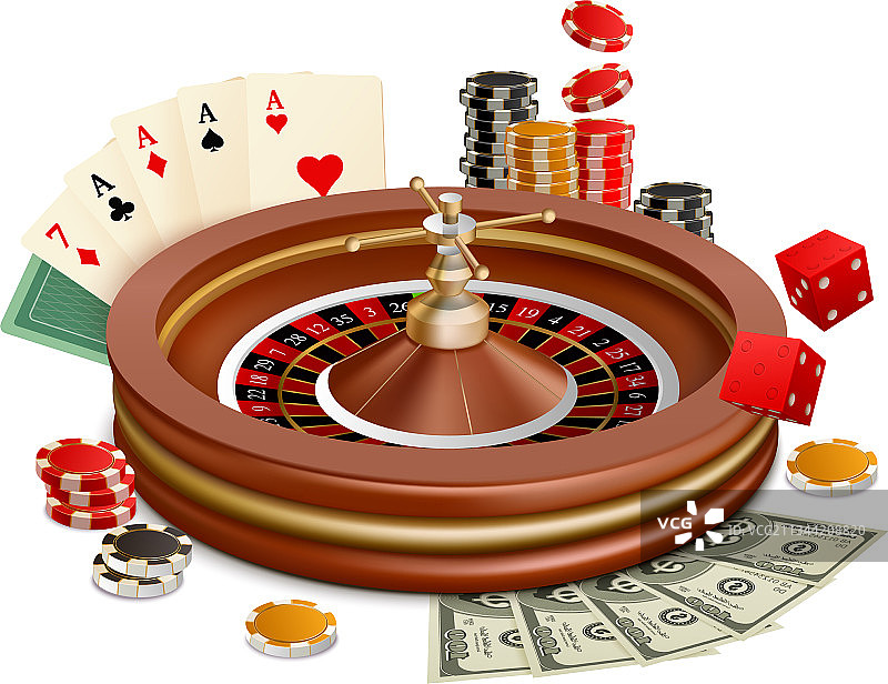 逼真赌场图片素材