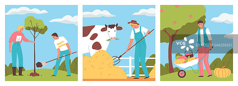 农业设计概念图片素材