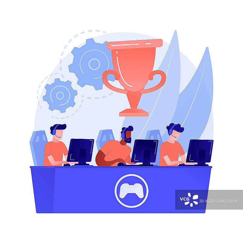 抽象概念电竞团队图片素材