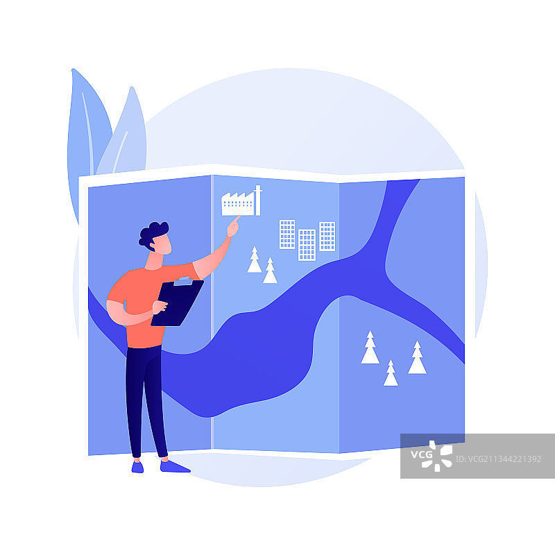 区域管理抽象概念图片素材