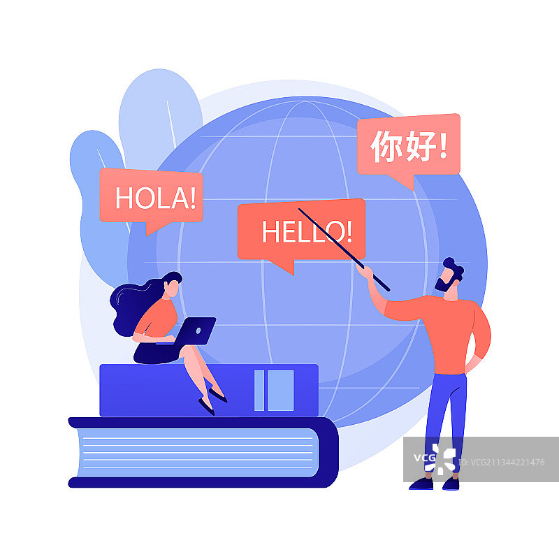 外语翻译概念隐喻图片素材