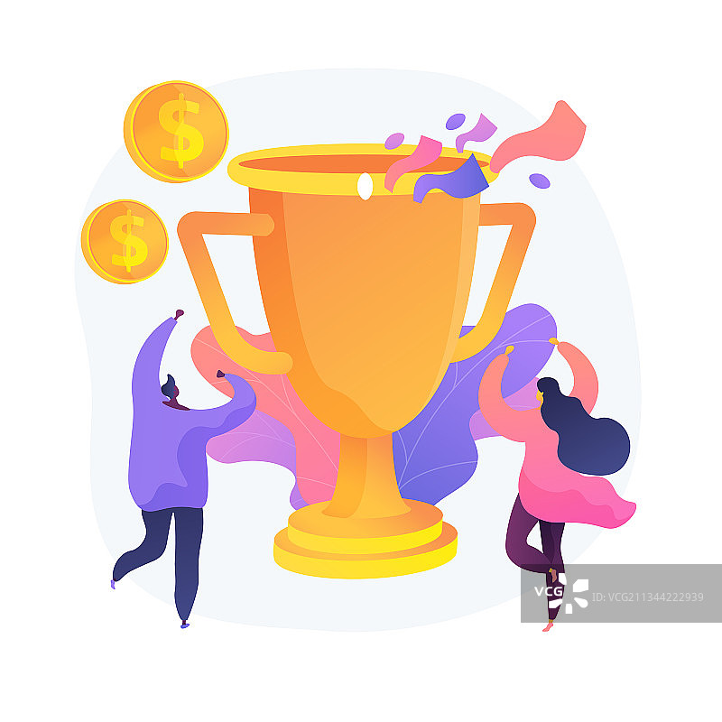 金钱奖励概念隐喻图片素材