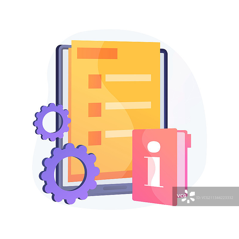 客户服务指南抽象概念图片素材