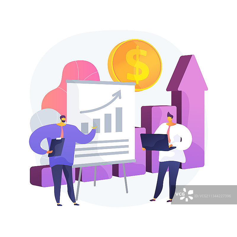 销售预测抽象概念图片素材