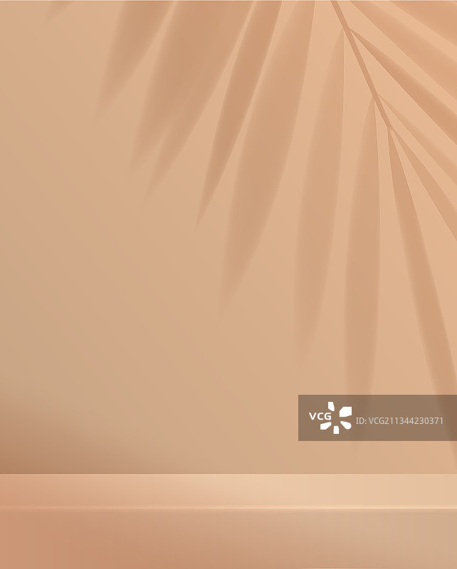 浅棕色背景化妆品图片素材