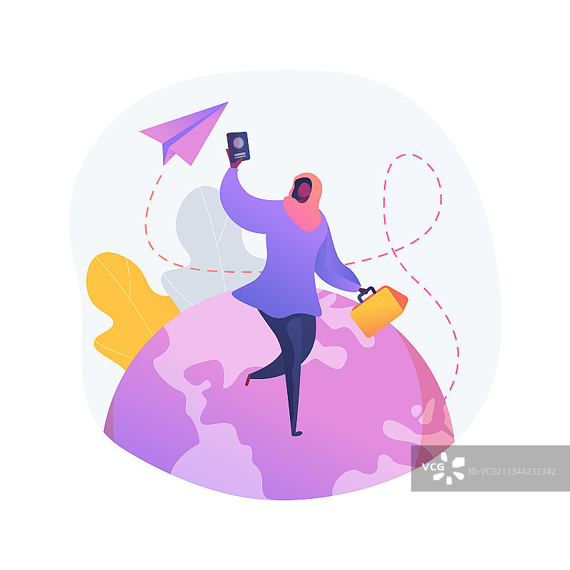 移民抽象概念图片素材