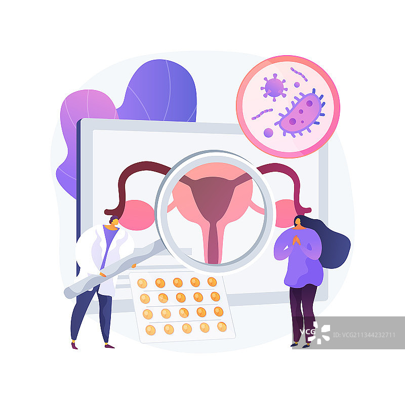 性传播疾病概念抽象图片素材