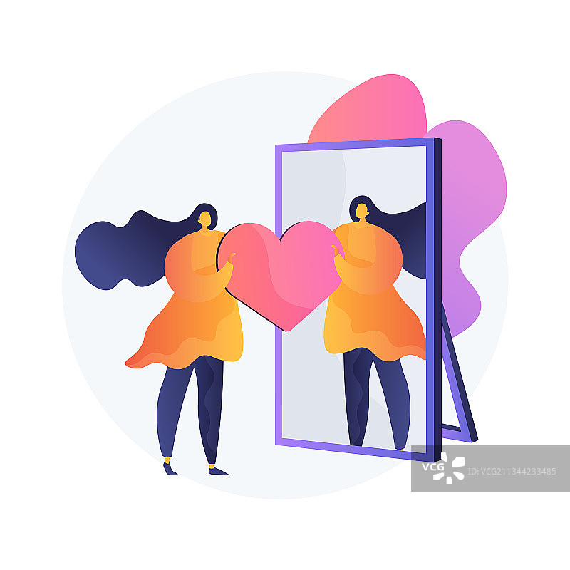 自我形象抽象概念图片素材