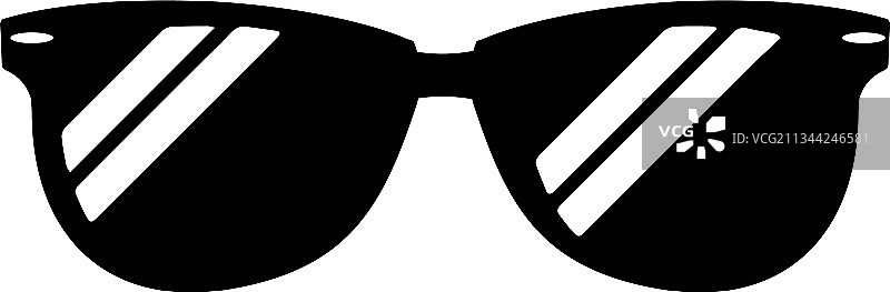 太阳镜图标设计模板图片素材