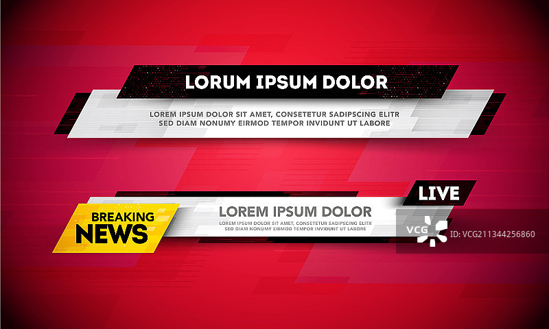 突发新闻界面图片素材