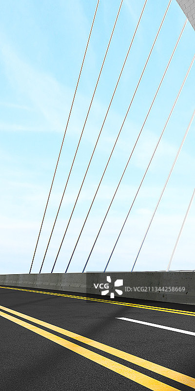 3D桥梁个城市建筑图片素材