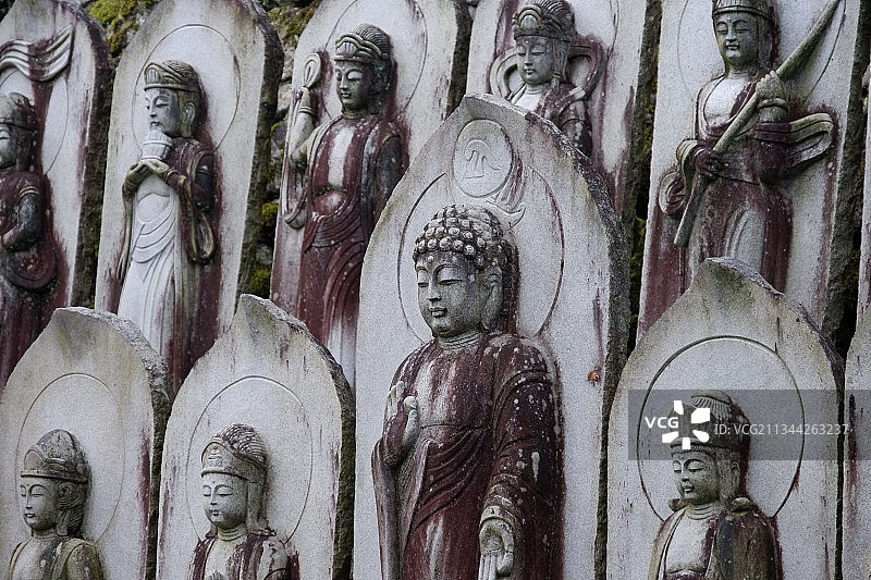 日本比叡山西教寺明智光秀家族墓地图片素材