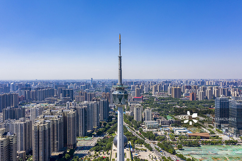 西安电视塔观光厅图片素材