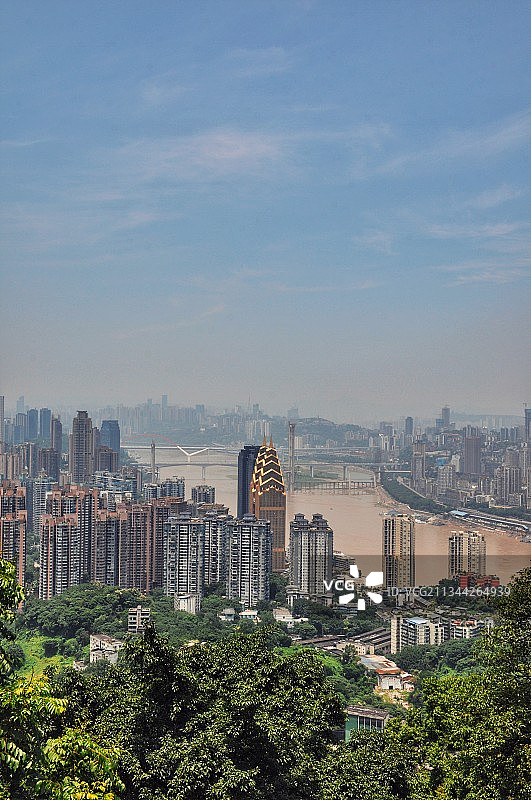 重庆渝中半岛全景图片素材