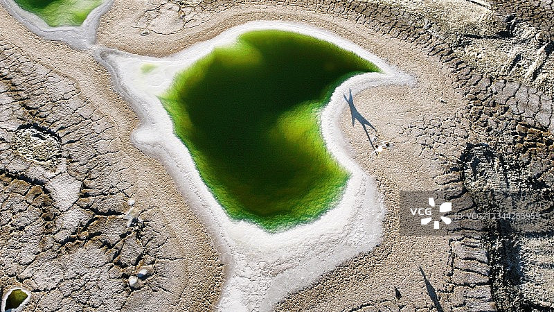 大柴旦翡翠湖图片素材