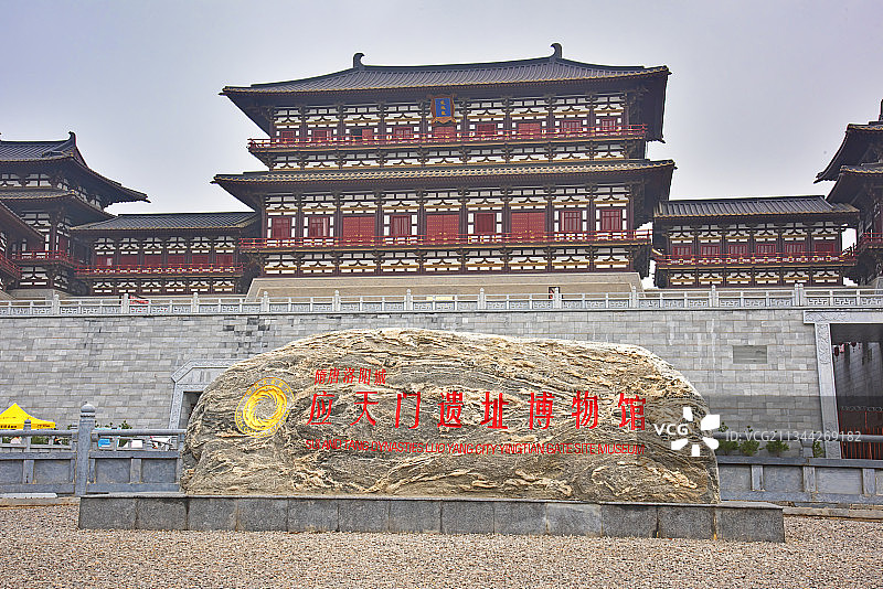 “天下第一门”河南隋唐洛阳城应天门遗址博物馆图片素材