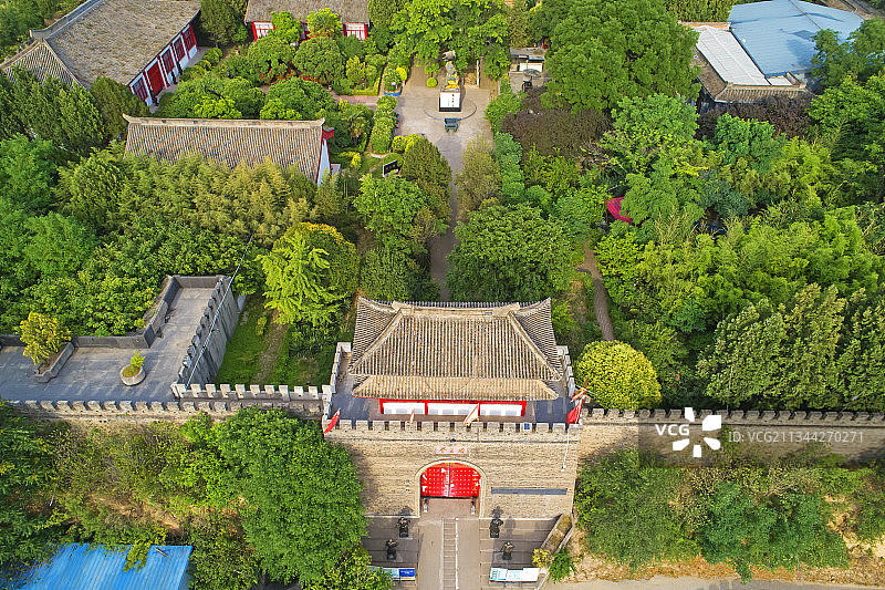 陕西西安临潼区鸿门宴遗址项王营景区图片素材