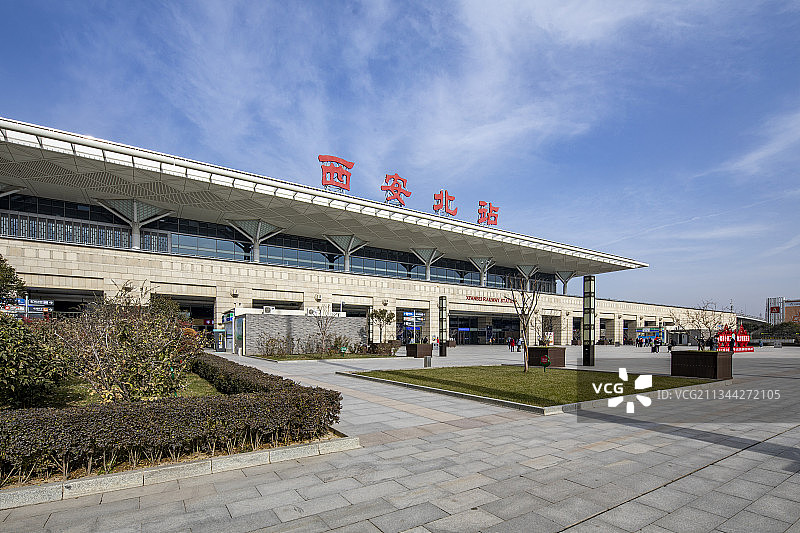 西安北站图片素材
