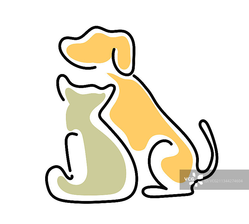 狗和猫图片素材