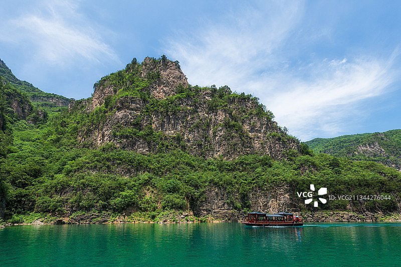 河南焦作修武县云台山峰林峡景区夏季户外风光图片素材