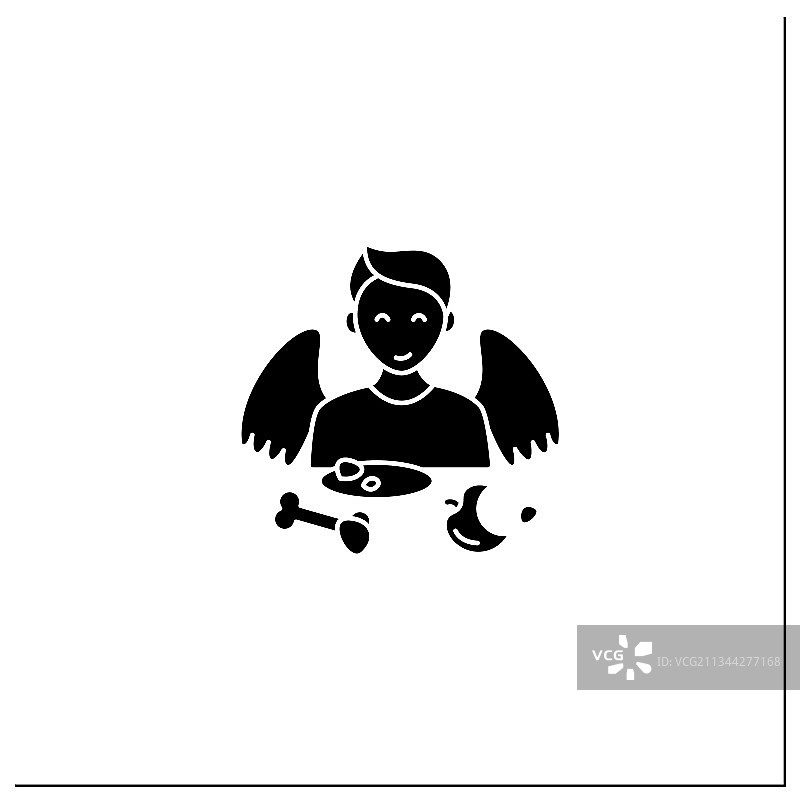 正念饮食标志符号图标图片素材