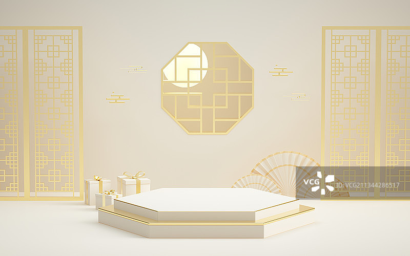 产品展台三维图形节日背景图片素材