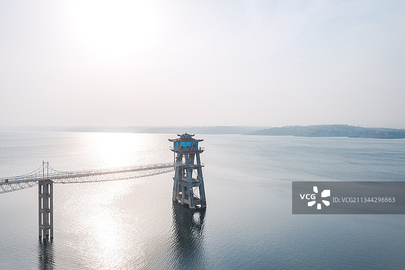 河南省洛阳市嵩县陆浑水库风景区图片素材