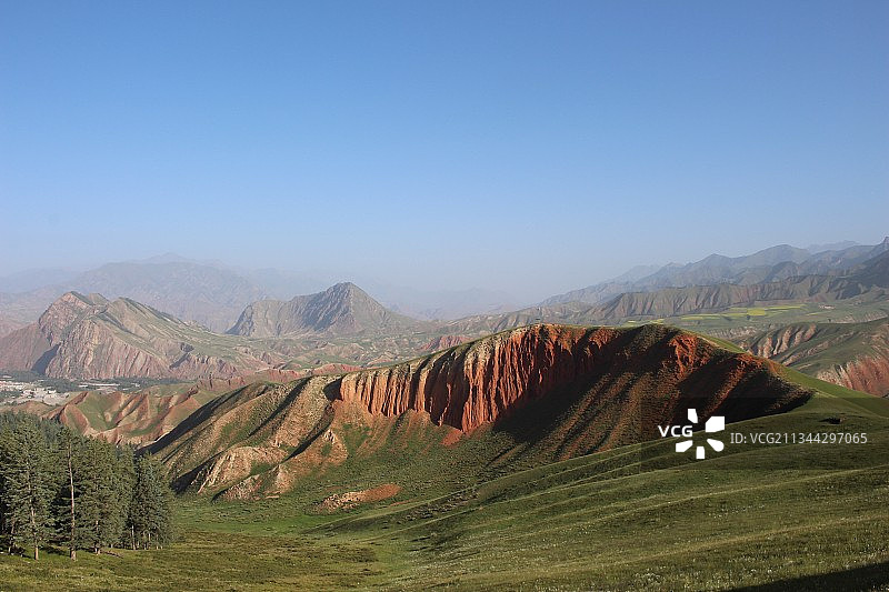 大西北壮丽的自然风光图片素材