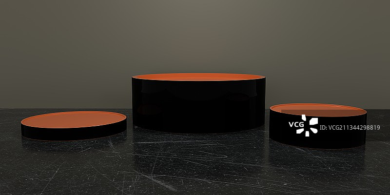 3D几何展台图片素材