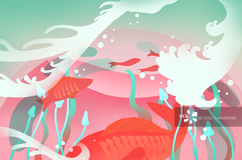 鱼水之欢图片素材