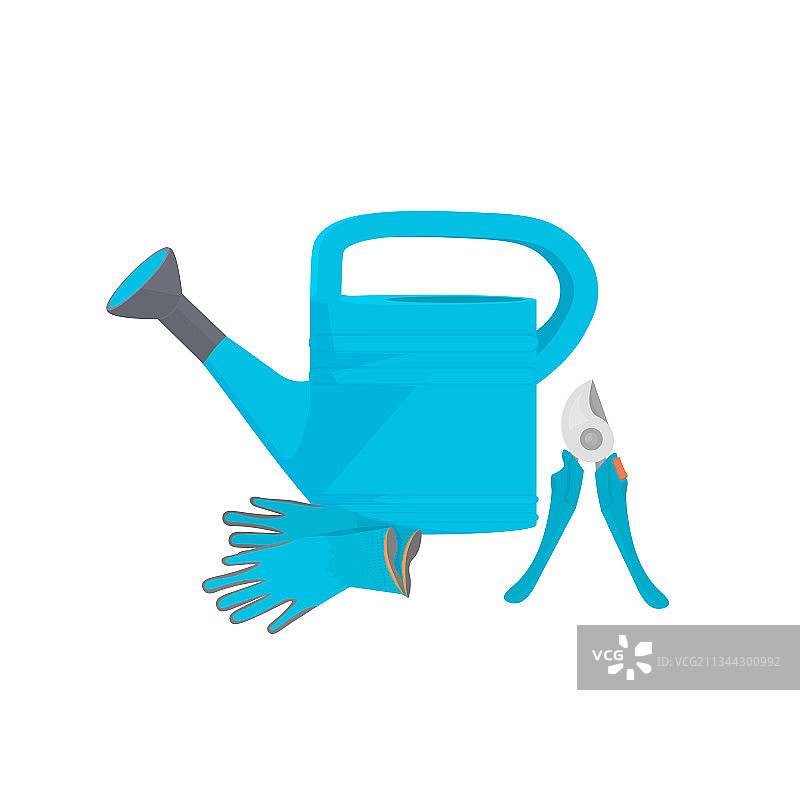 不同的园艺工具合集图片素材