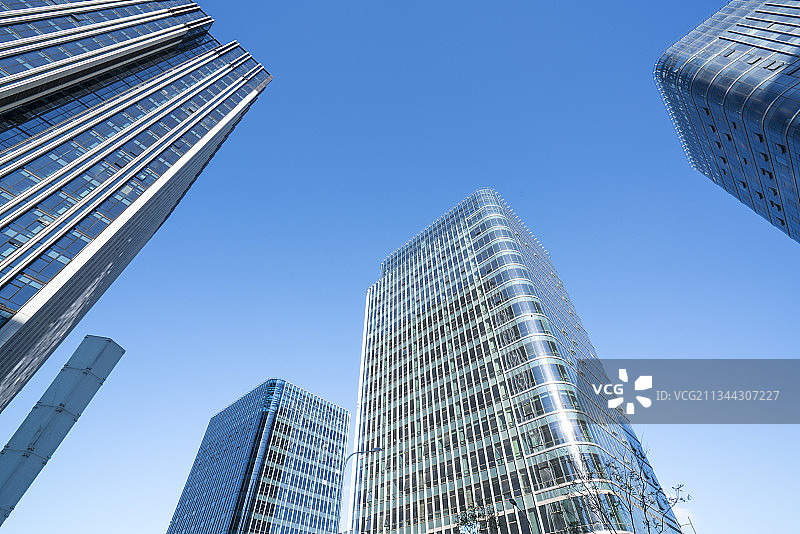 现代城市玻璃大楼图片素材