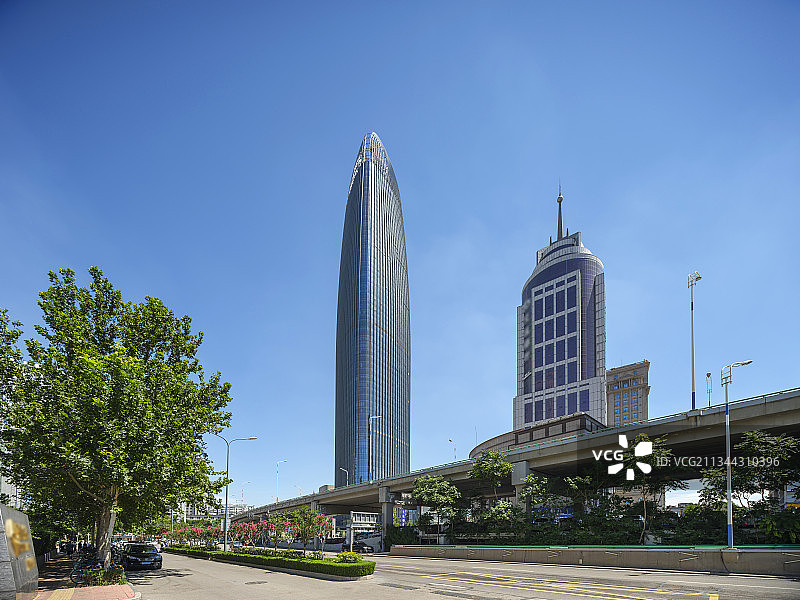 济南绿地中心图片素材