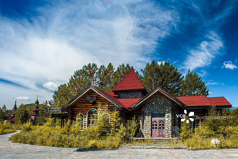 中国最北村镇——北极村图片素材