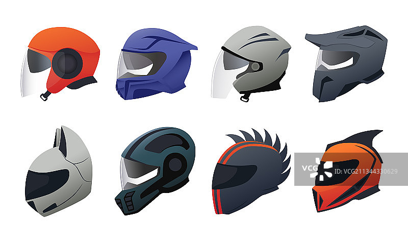 卡通摩托车骑行头盔安全头盔图片素材