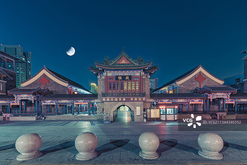 古文化街戏楼图片素材