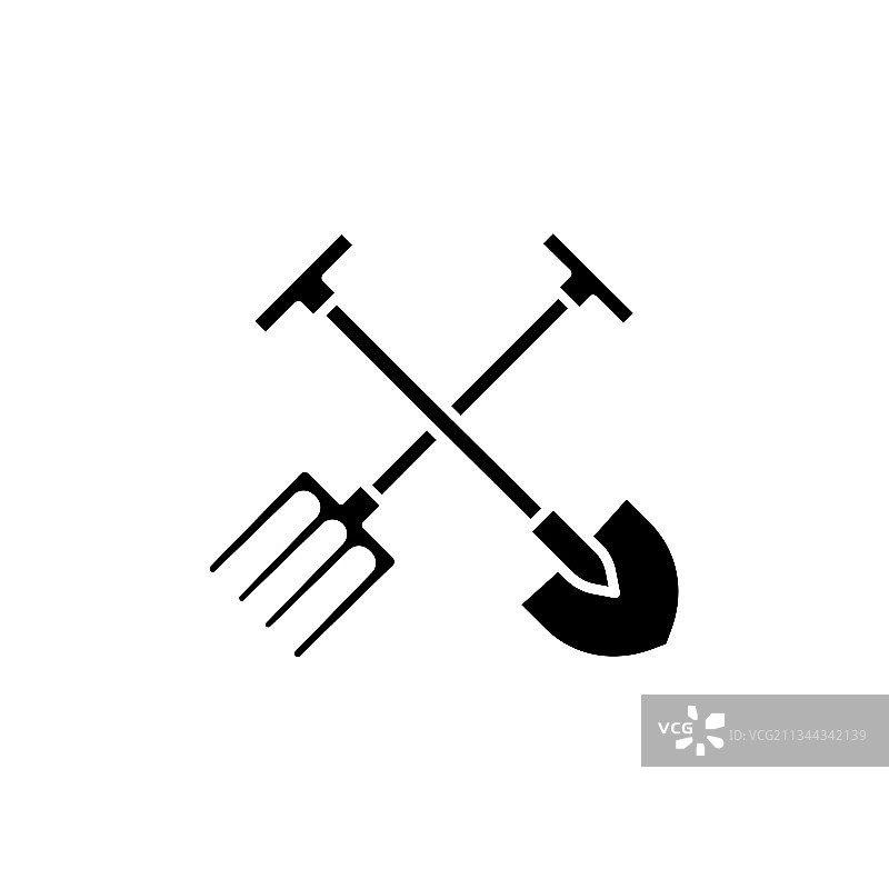 铁锹和叉子图片素材