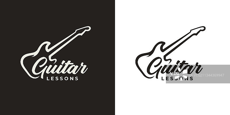 吉他Logo图标图片素材