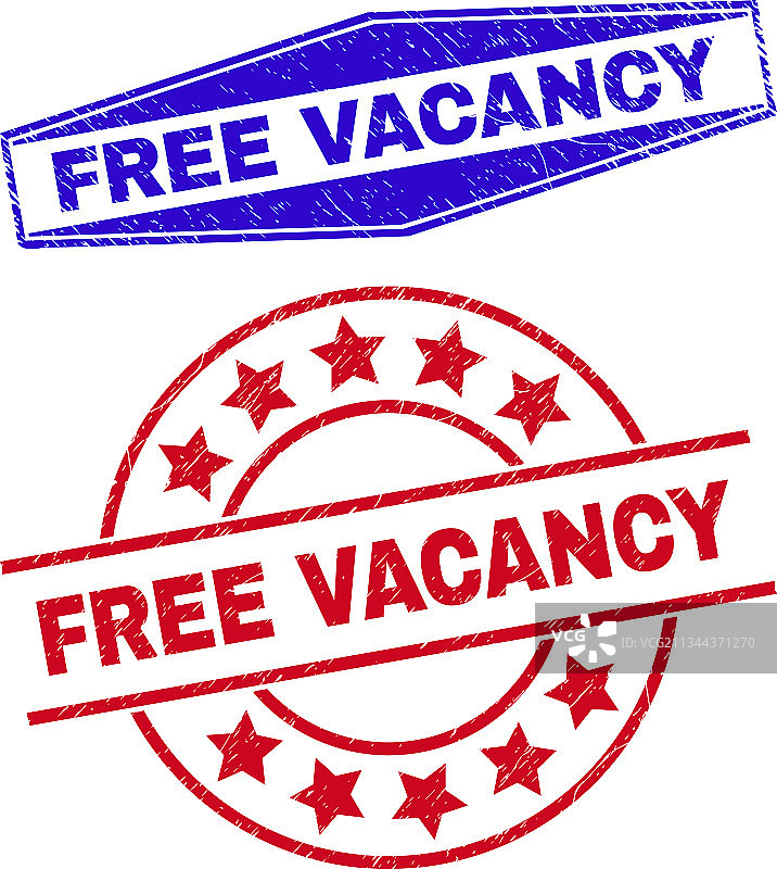 免费职位空缺圆形腐蚀徽章图片素材