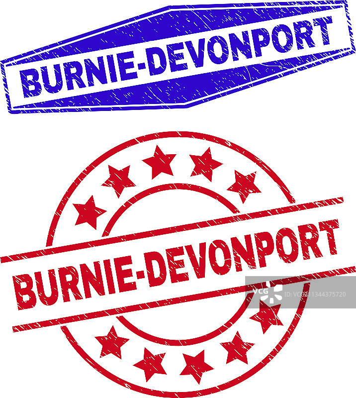 伯尼-德文波特腐蚀水印图片素材