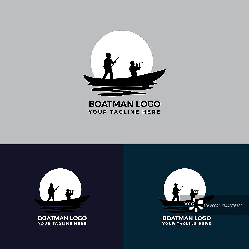 船上男人图标图片素材