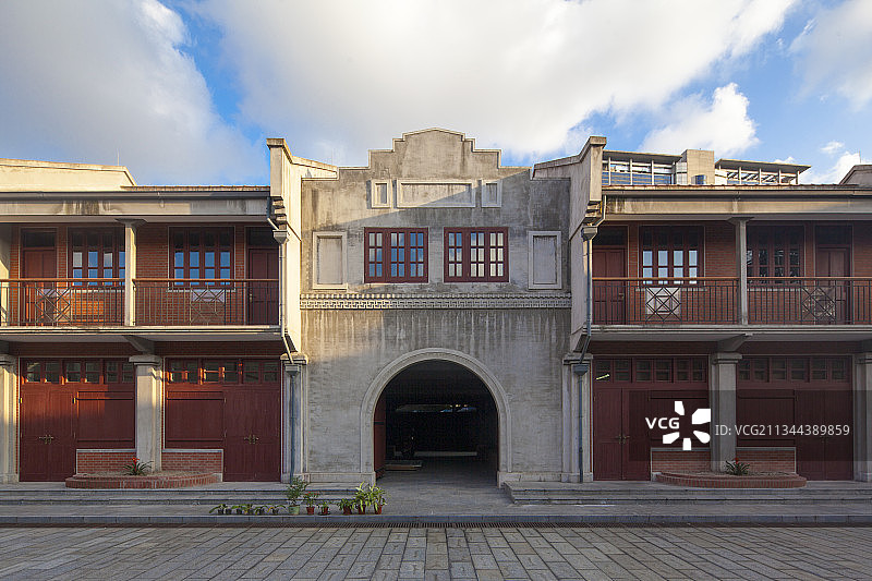 老上海，民国建筑，石库门图片素材
