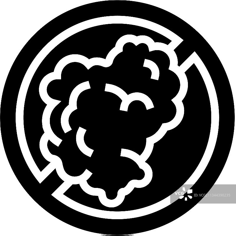 禁止吸烟标志字形图标图片素材