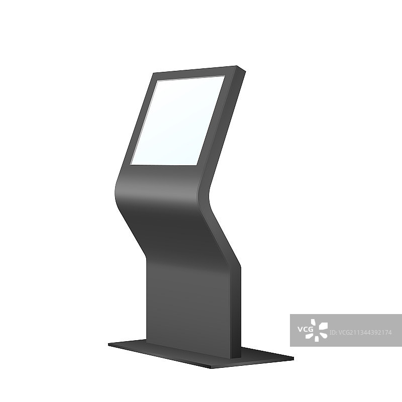 交互式数字信息亭样机图片素材