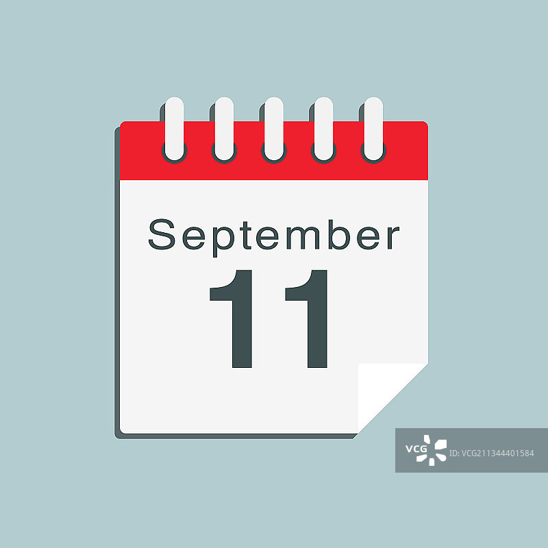 9月11日日历模板图标图片素材