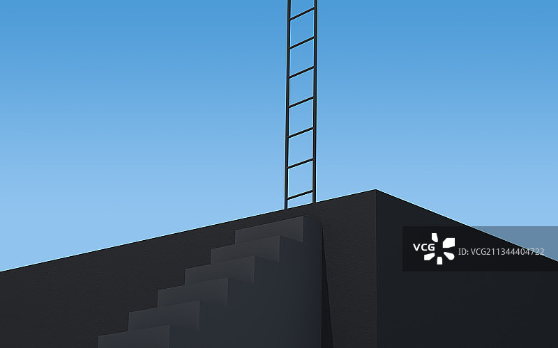 简单建筑阶梯墙壁背景图片素材
