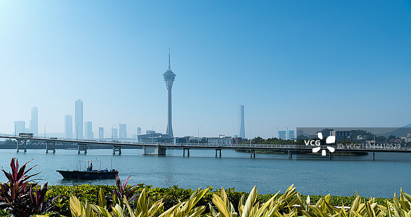 中国澳门特别行政区澳门塔图片素材
