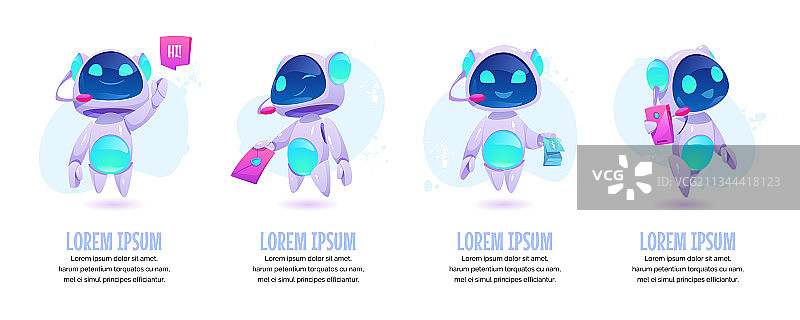 聊天机器人banner未来营销创新图片素材